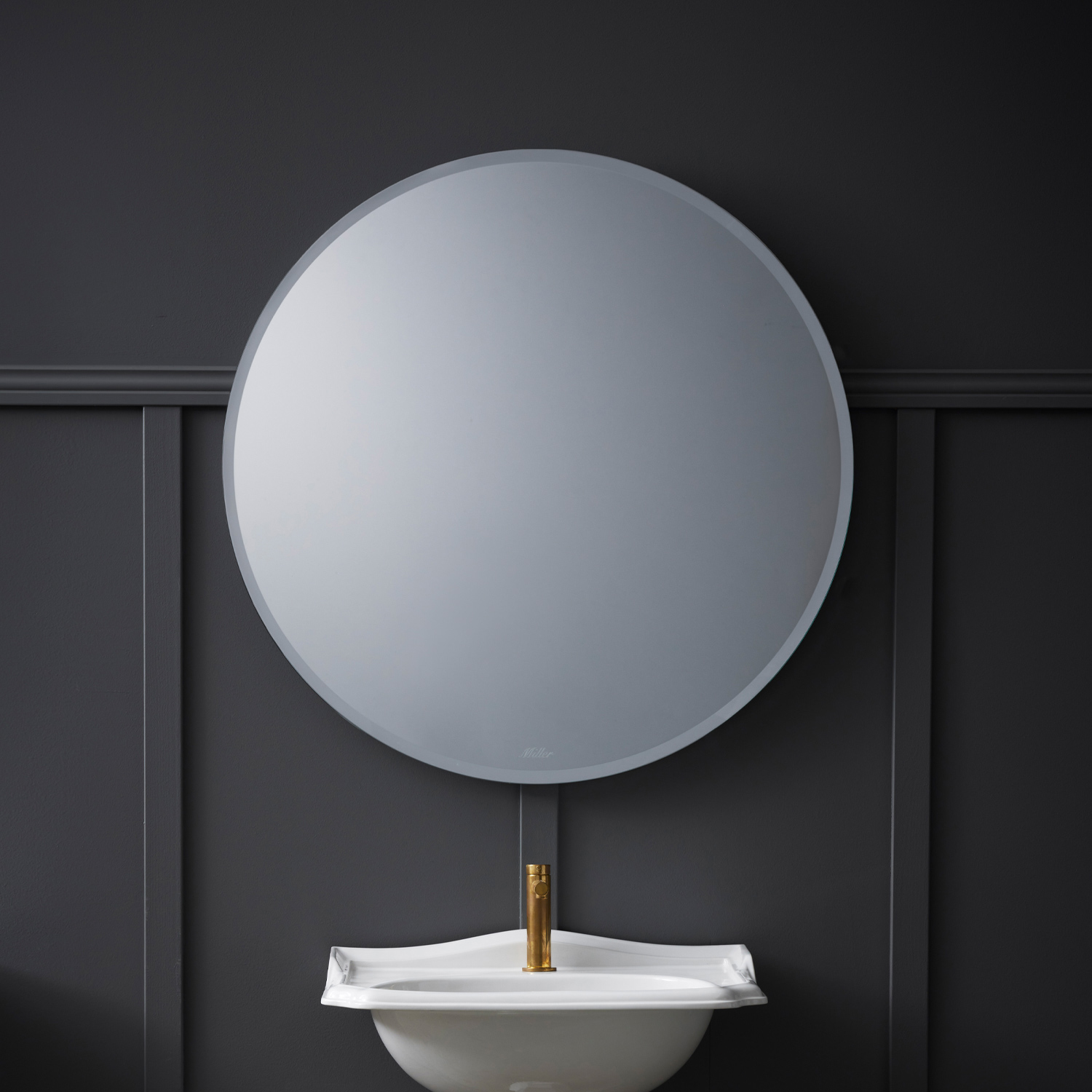 Badrumsspegel Miller Badrum Ambient DIM Classic Rund