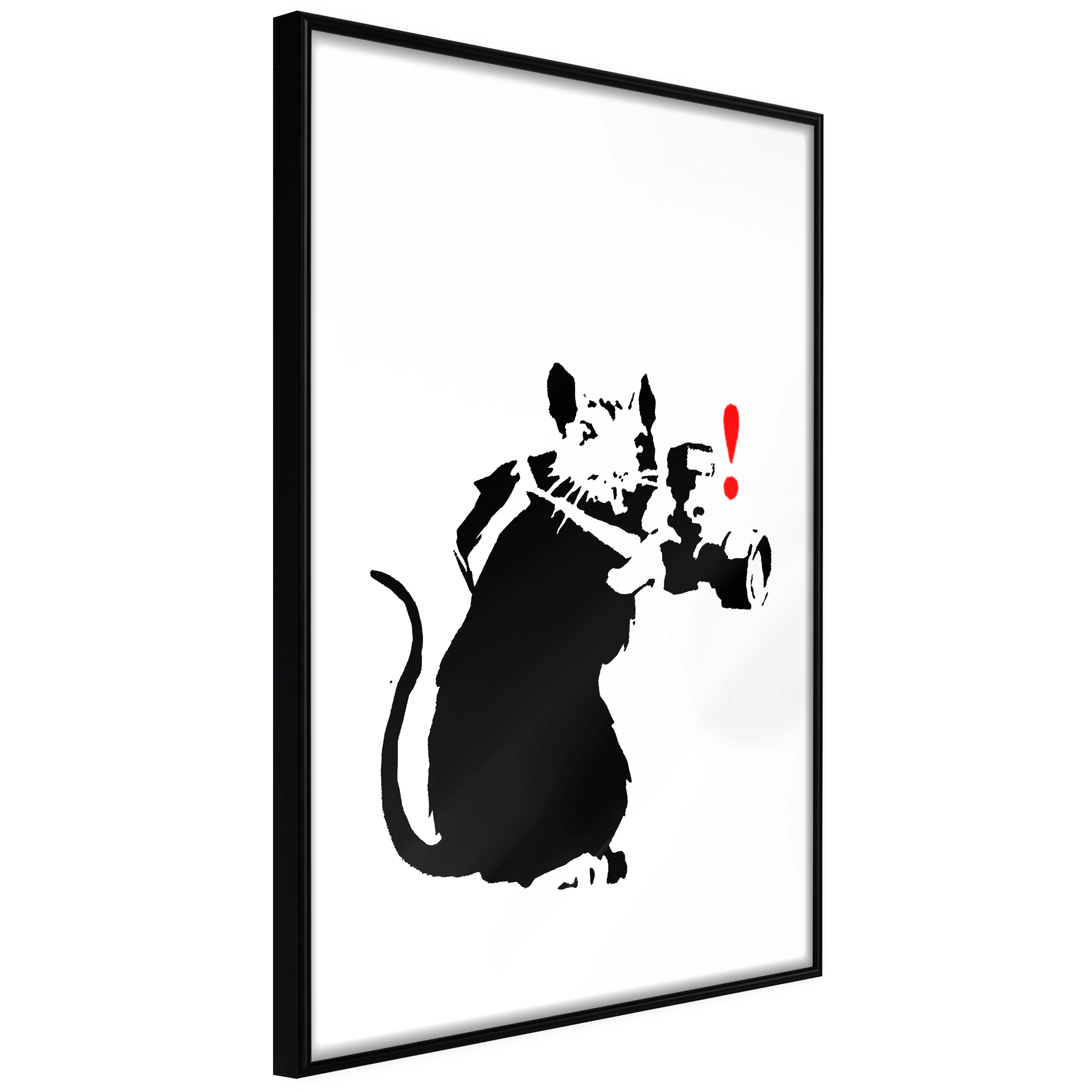 Affisch - Rat Photographer [Poster] 20x30 Svart ram, 20x30 cm