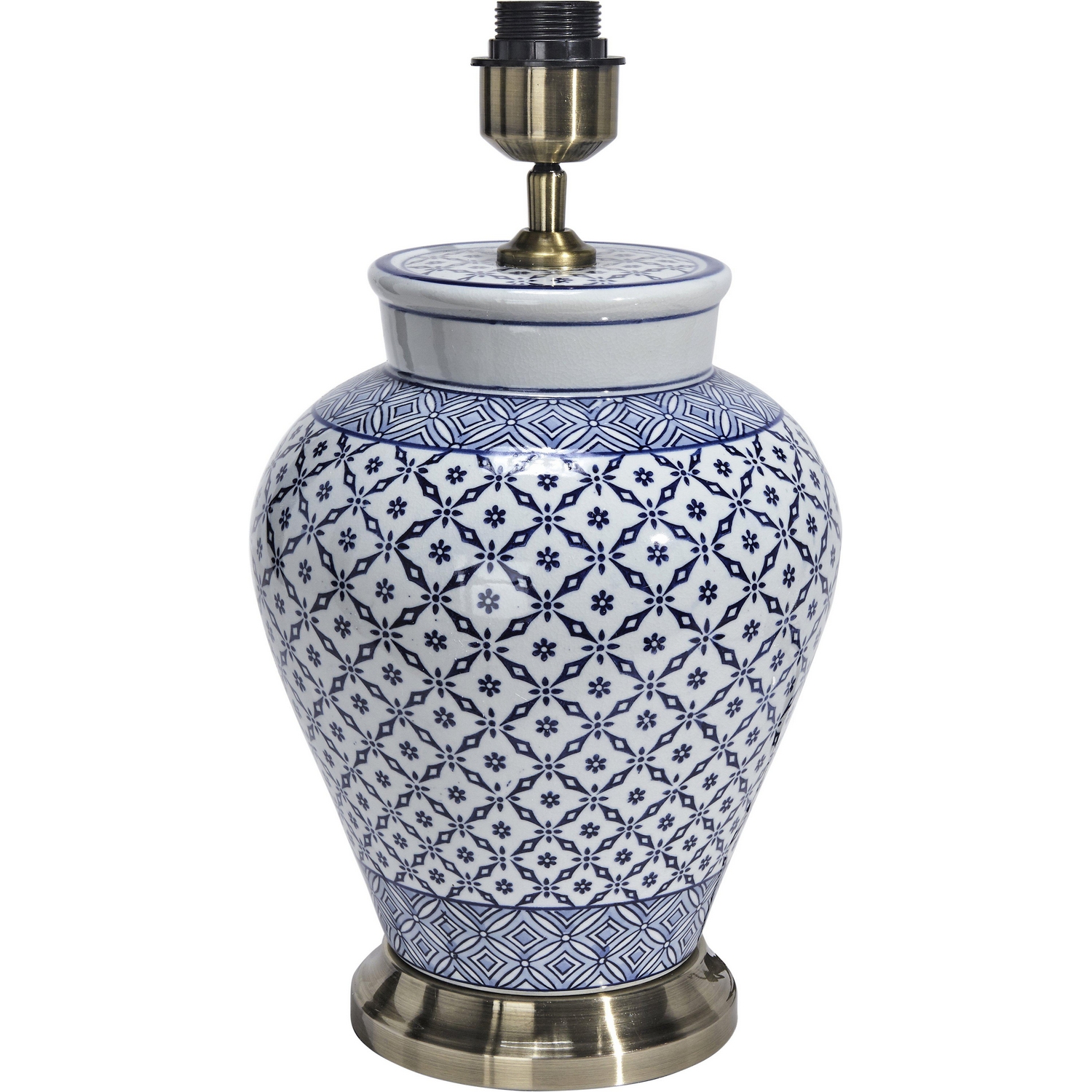 Lampfot PR Home Fang Hong Blå/Vit 38 cm