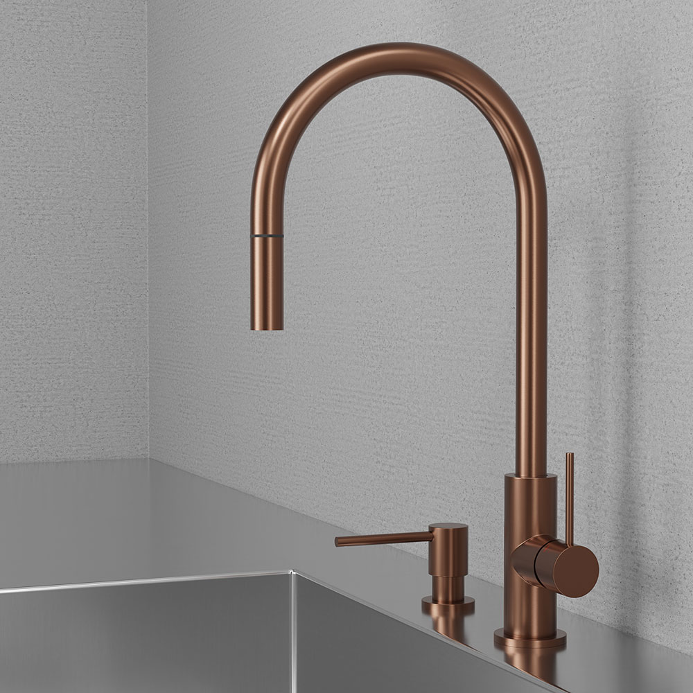 Diskmedelspump Scandtap Steel Clean Dispenser