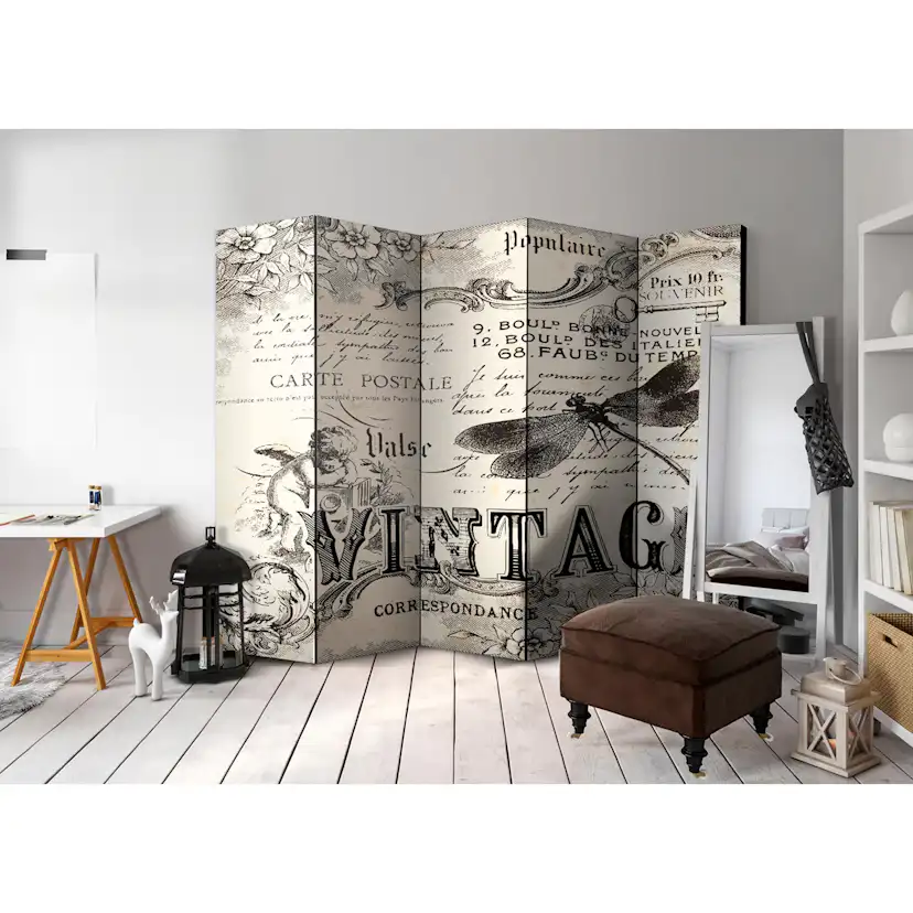 Rumsavdelare Skärmvägg Arkiio Vintage Correspondence II 225x172 cm