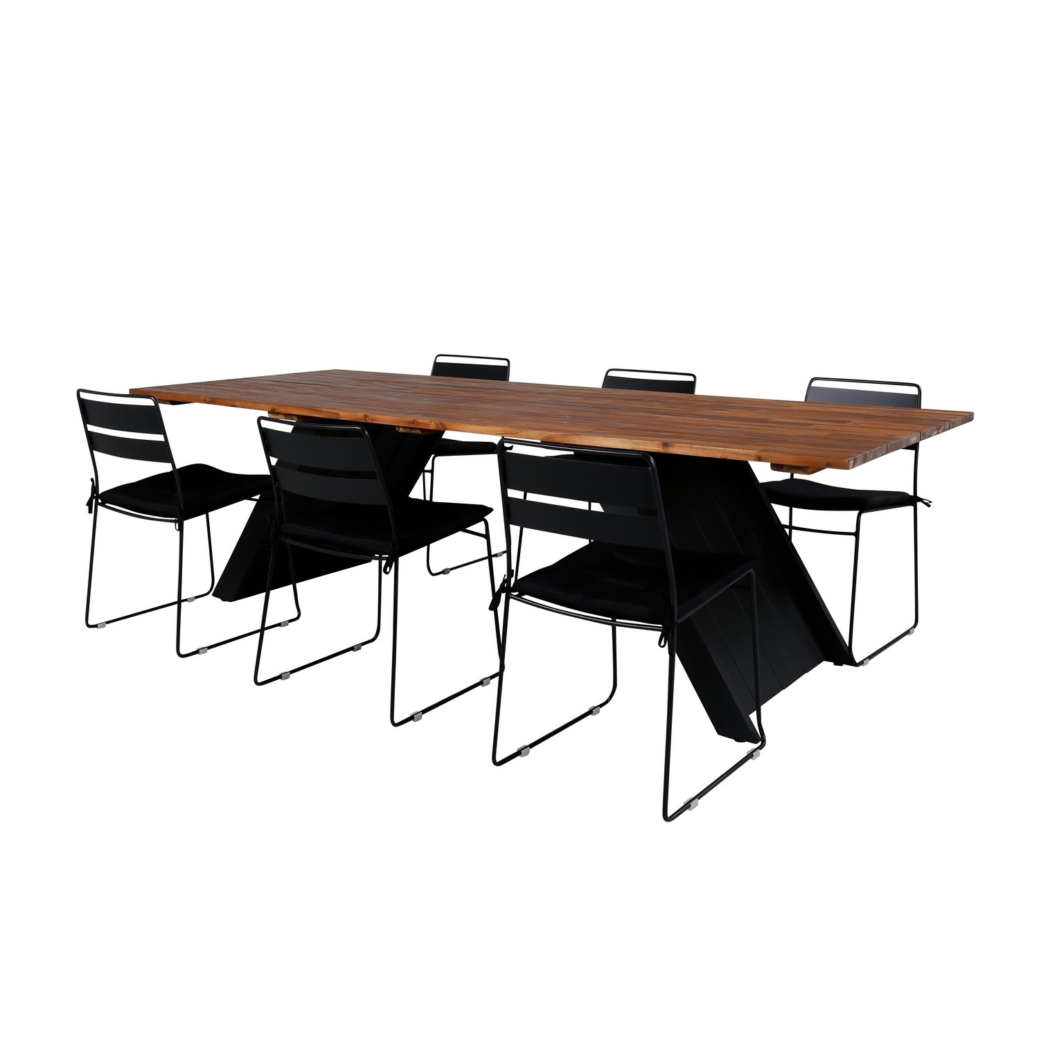 Matgrupp Venture Home Doni med 6 Legi Matstolar
