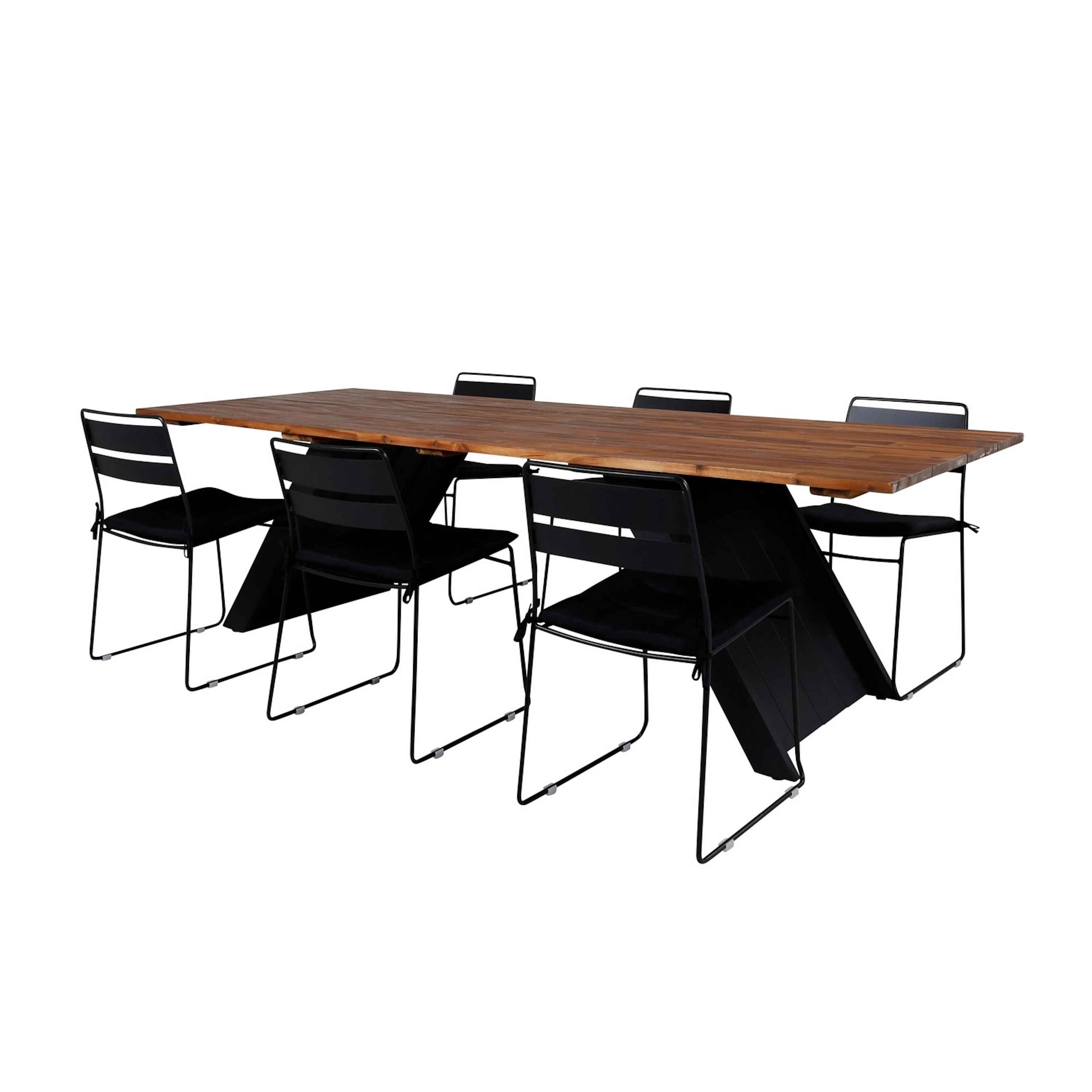 Matgrupp Venture Home Doni med 6 Legi Matstolar