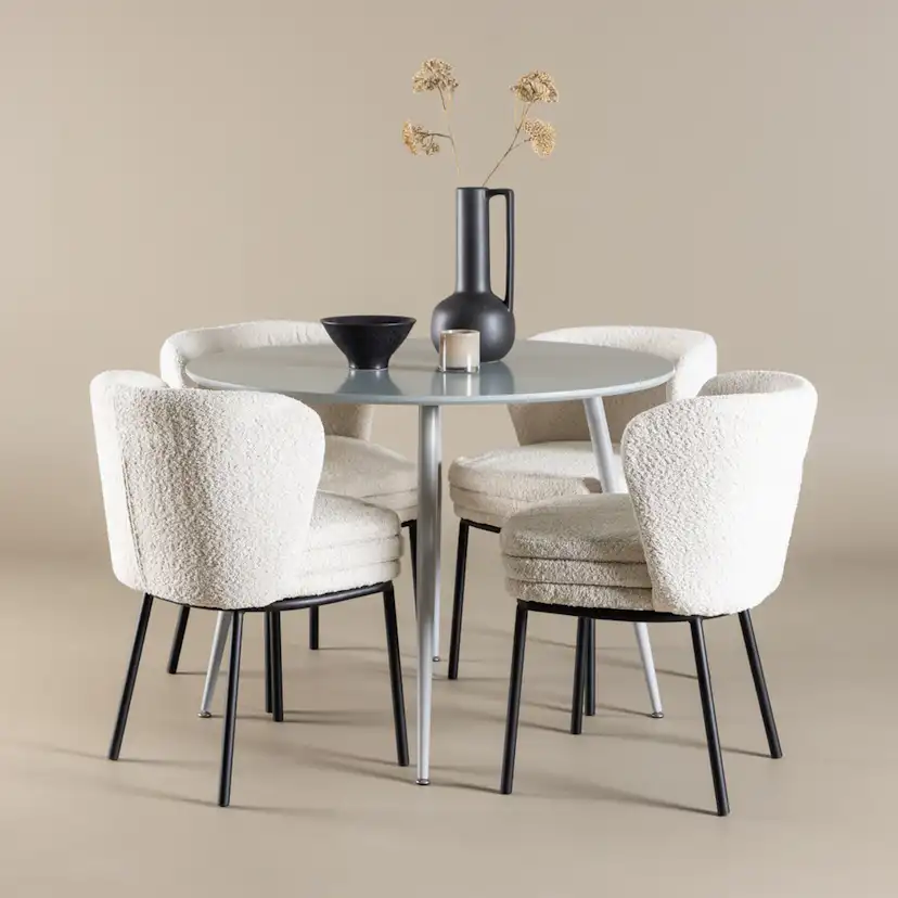 Matbord Venture Home Plaza Ø100 cm