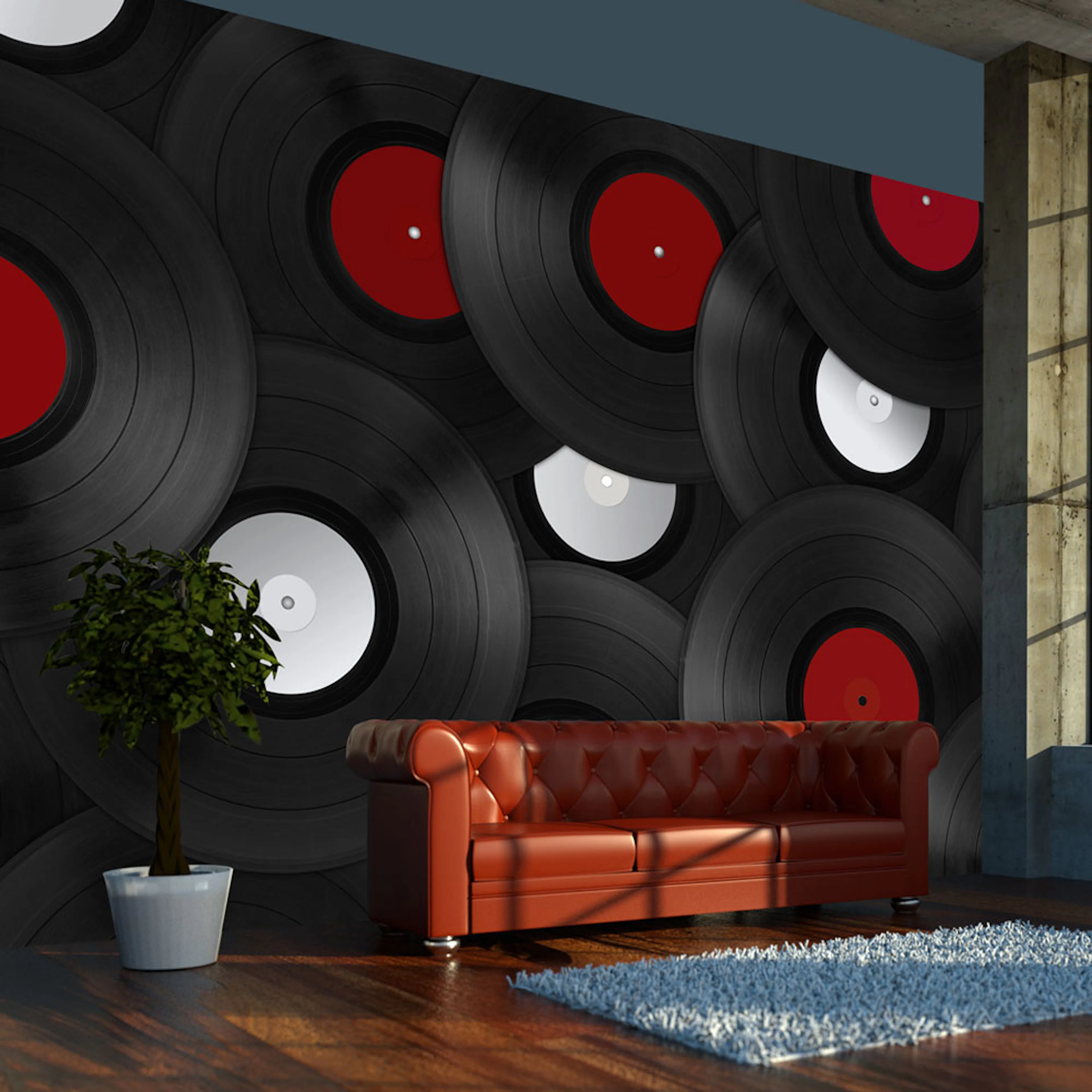 Fototapet Arkiio Vinyler: Retro