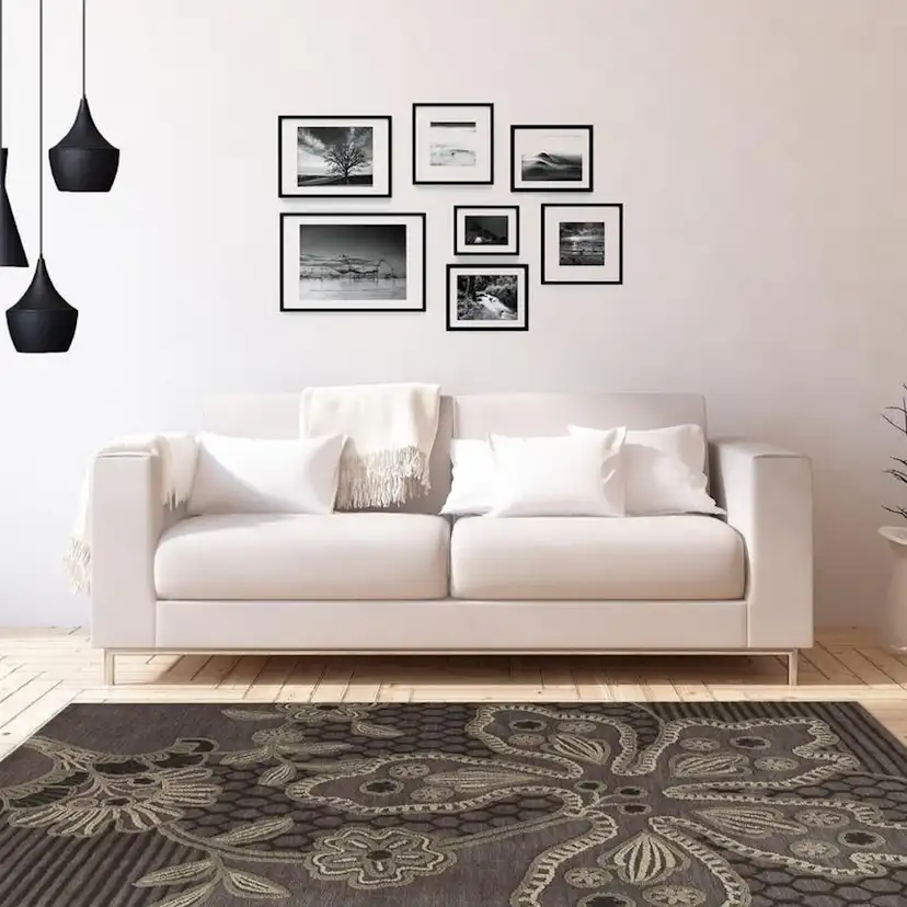 Stanfax Matta Frsy Brun/Beige 120x180 cm Mått: 120x180 cm