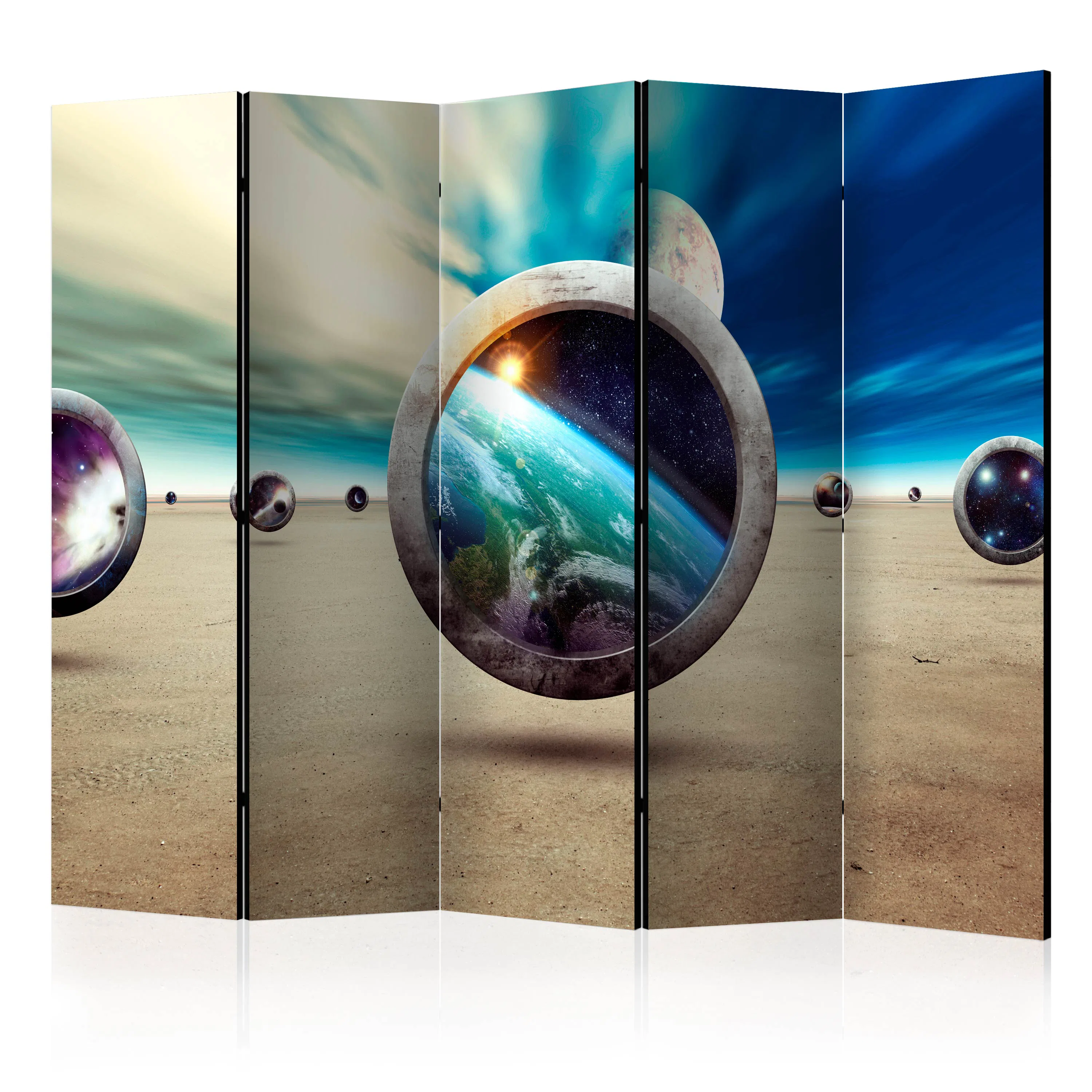 Rumsavdelare Skärmvägg Arkiio Planet Walk II 225x172 cm