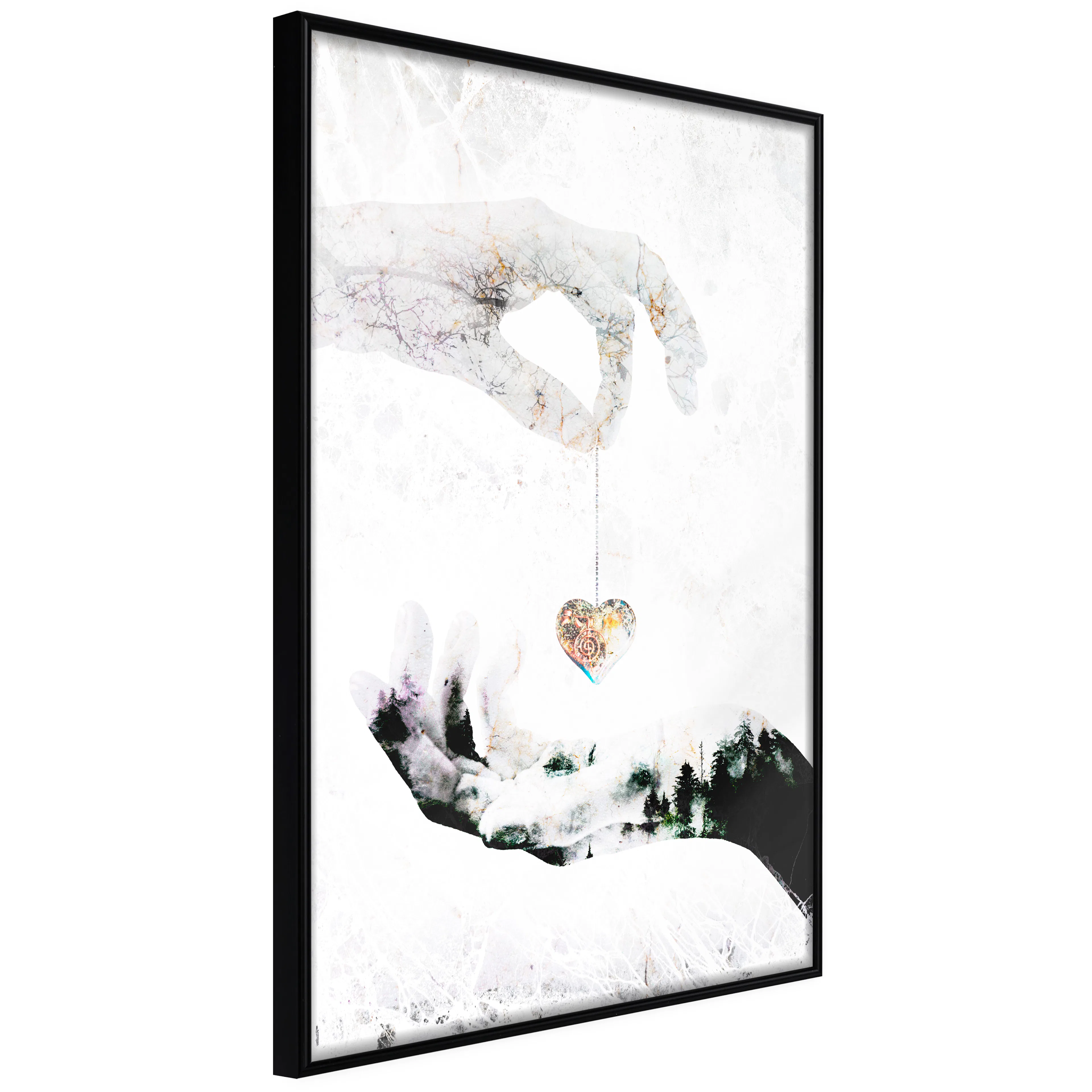 Affisch - Declaration of Love [Poster] 20x30 Svart ram, 20x30 cm
