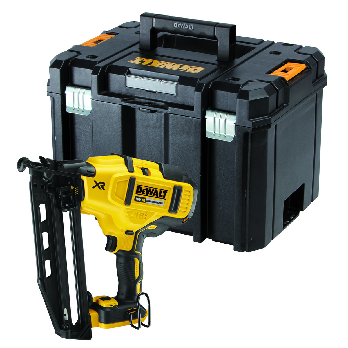 Dyckertpistol Dewalt DCN660NT 18V med Väska, utan Batteri och Laddare