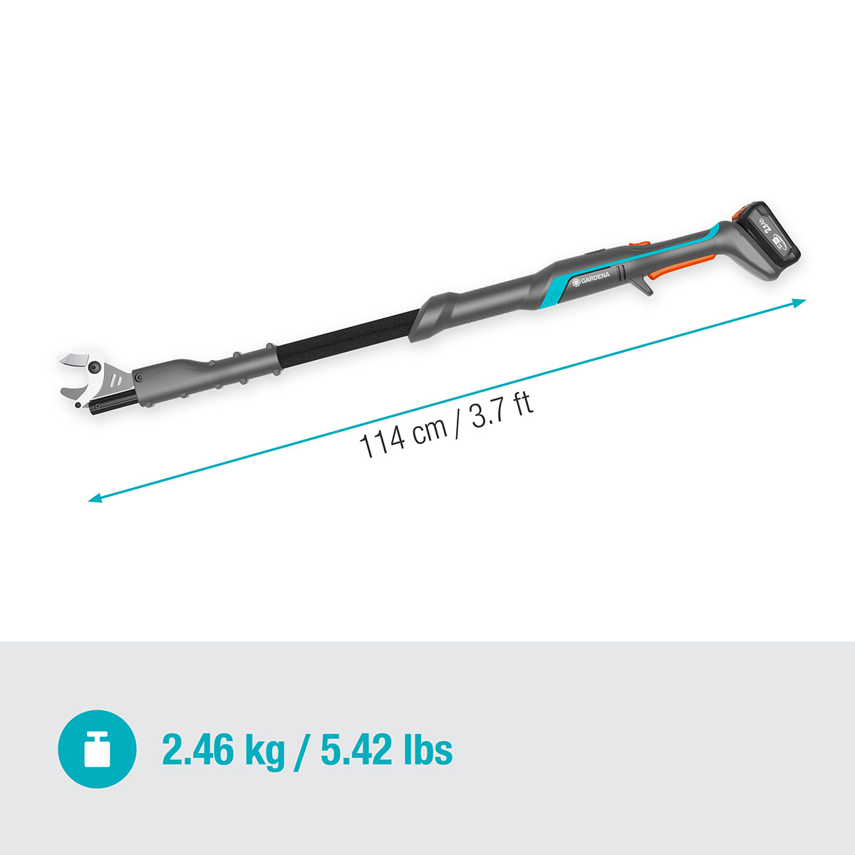 Grensax Gardena EasyCut P4A Komplett med Batteri och Laddare