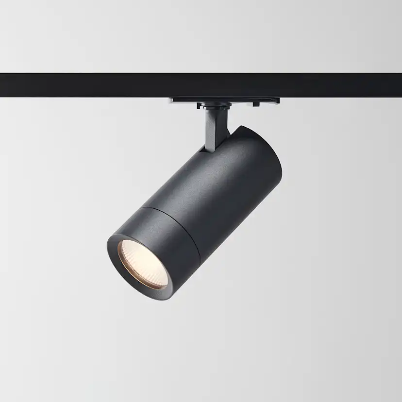 SPOTL 9,7W 770LM 27/3K 36° SVART OPTIC XS 1-FAS Svart