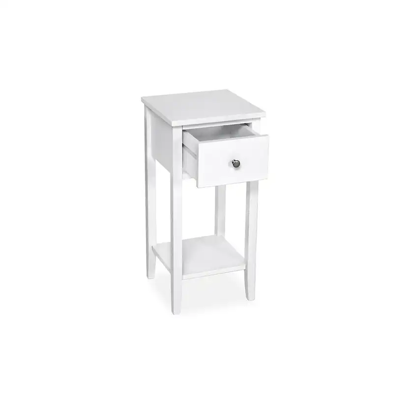 Sängbord In Living Magda 1-Låda vit
