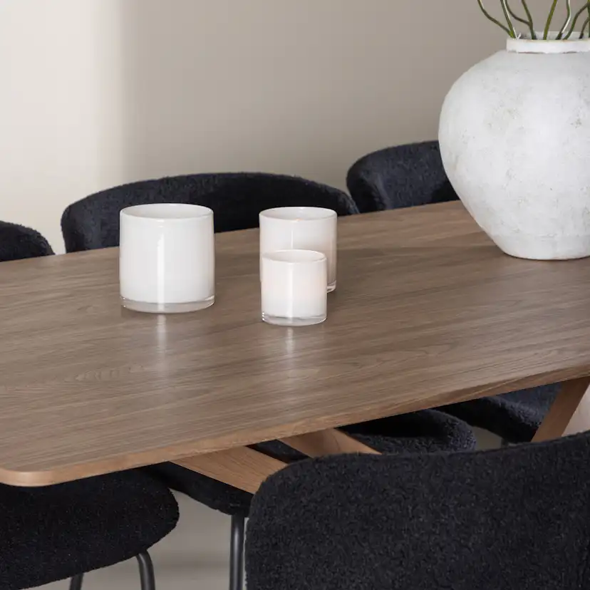 Matgrupp Venture Home Piazza 180 med 6 st Modesto Stolar Teddy