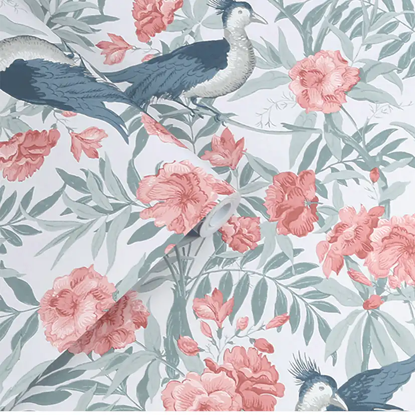 Tapet Laura Ashley Osterley Rosewood