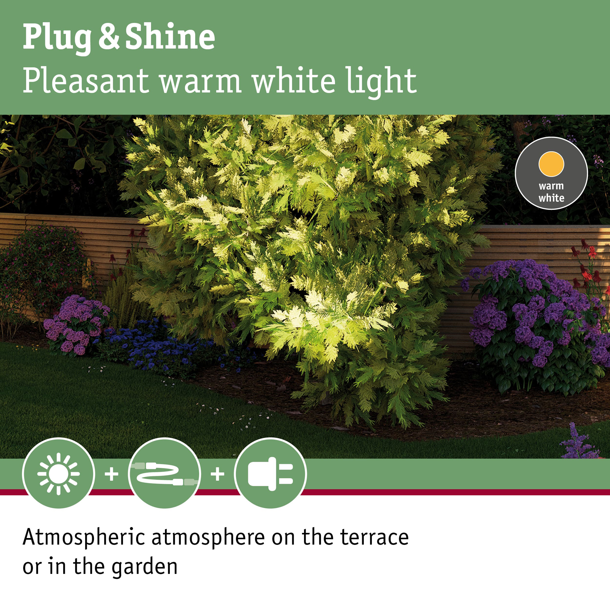 LED Infälld Markbelysning Paulmann Plug & Shine Floor Spot IP67 24V