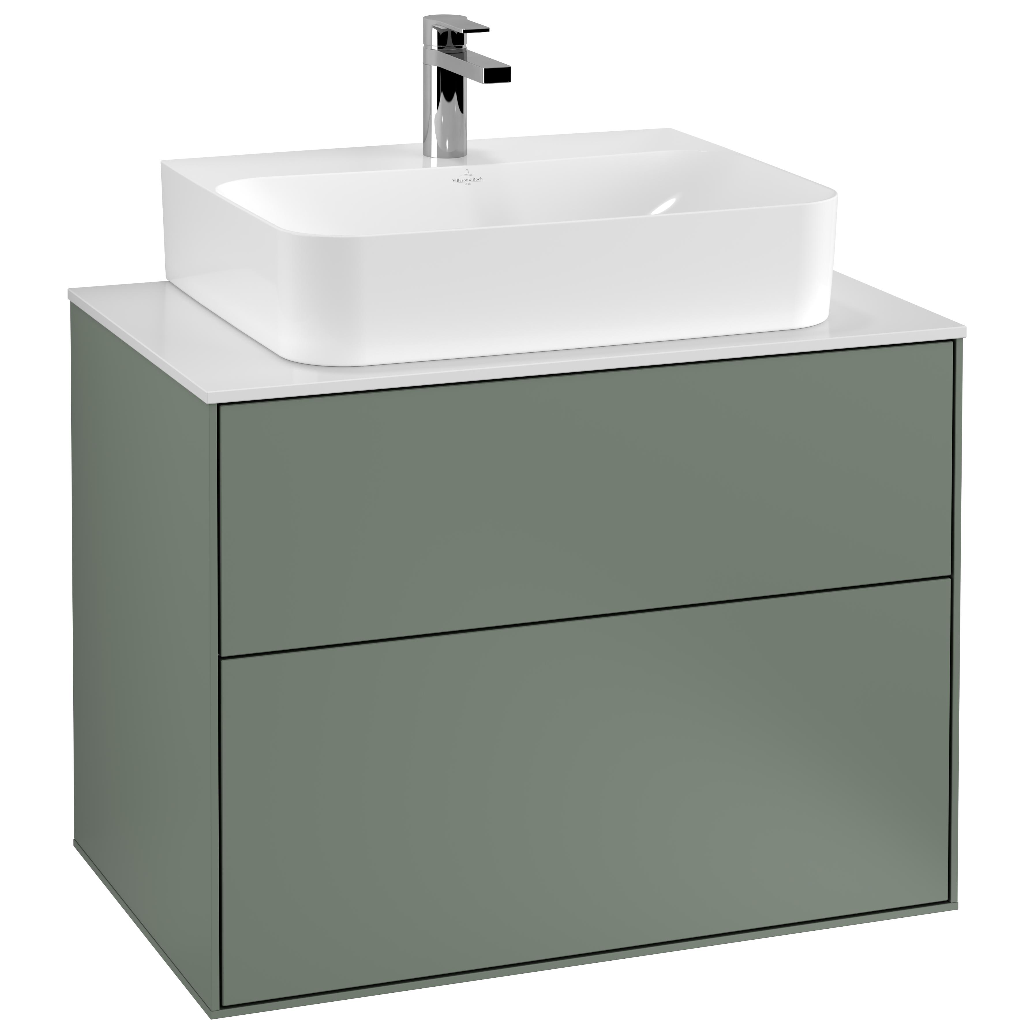 Tvättställsskåp Villeroy & Boch Finion med 2 Lådor och Bänkskiva för Centrerat Tvättställ