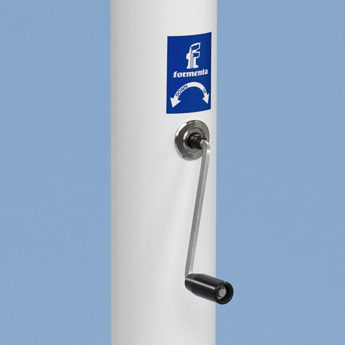 Flaggstång Formenta ISS med Vev och Lås