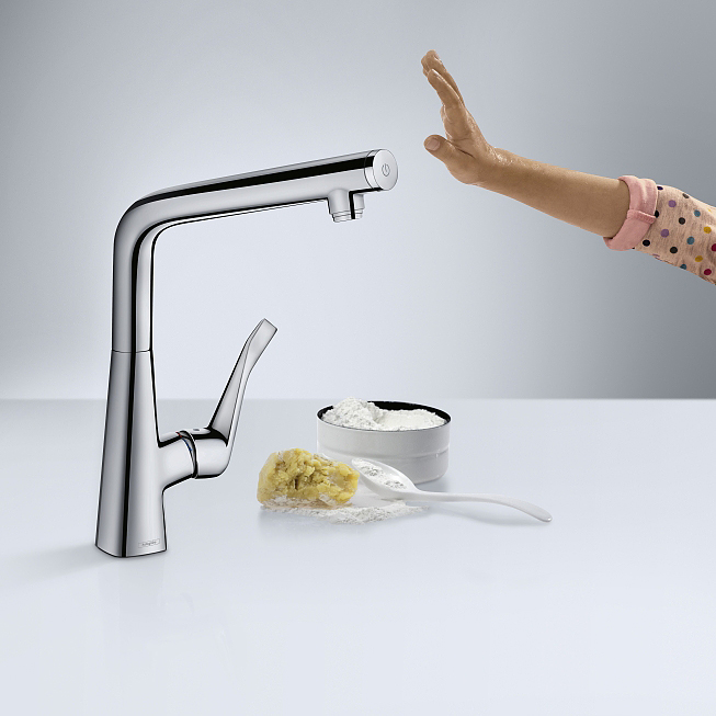 Köksblandare Hansgrohe Metris utan Diskmaskinsavstängning Krom