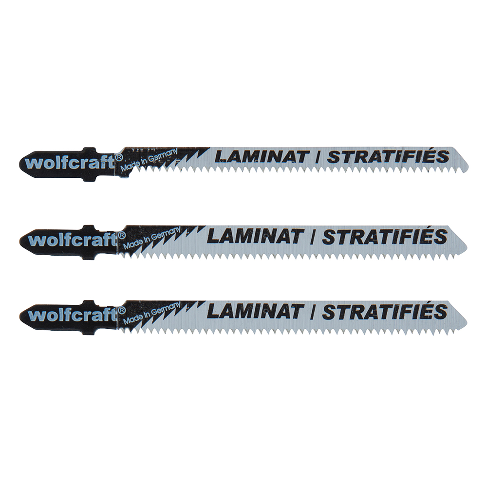 Sticksågblad Wolfcraft 100mm HCS 3 st