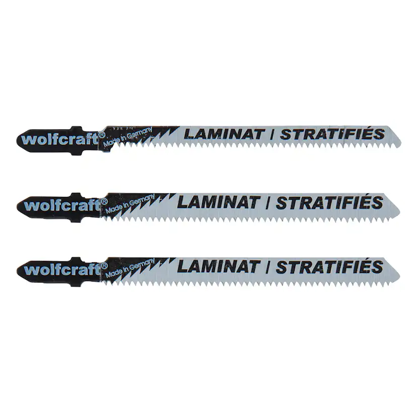 Sticksågblad Wolfcraft 100mm HCS 3 st