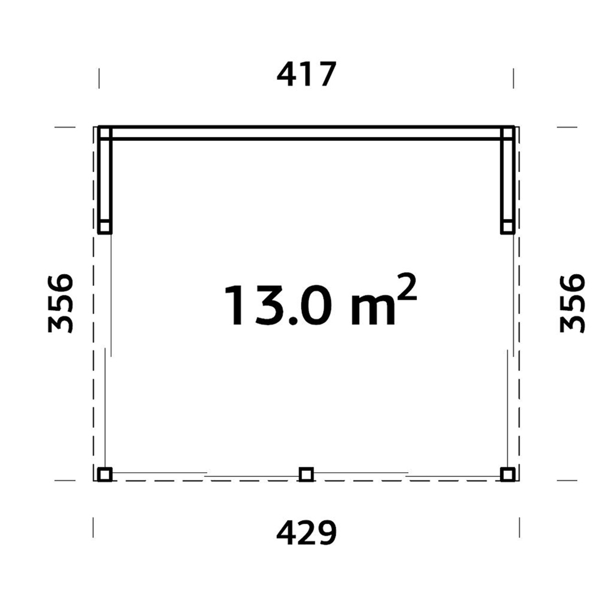 Fristående Uterumstomme Landskap Gnistra