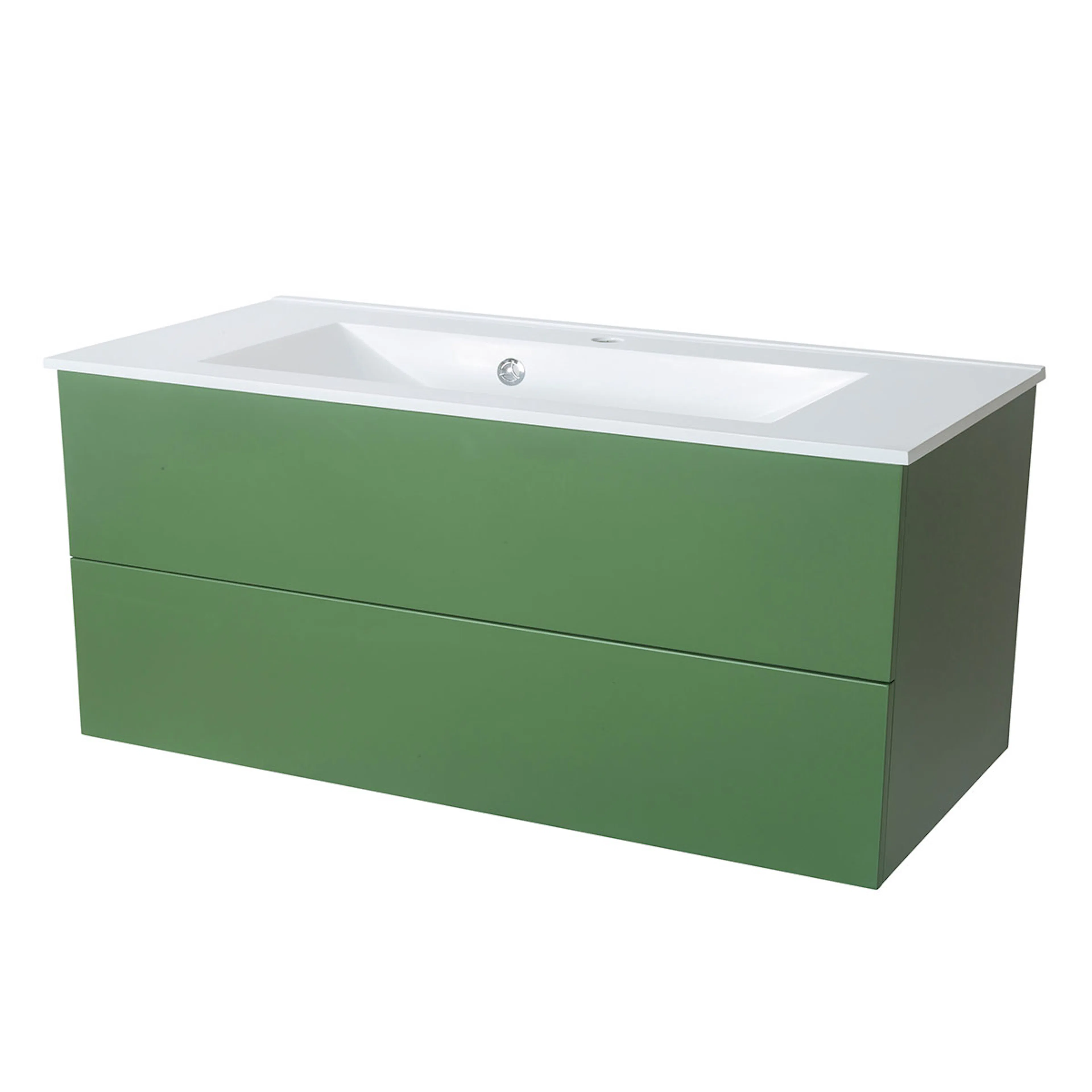 BAKKEDAHL BADMØBEL STØVET GRØN 120 CM Bredd: 1200 mm, Grön
