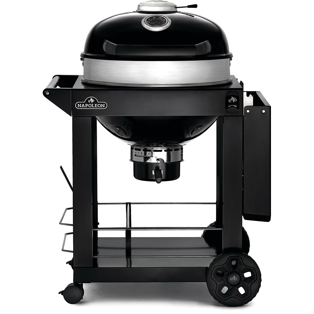 Kolgrill Napoleon PRO22K-C-3 Svart Klotgrill med Gjutjärnsgaller & Integrerad Termometer