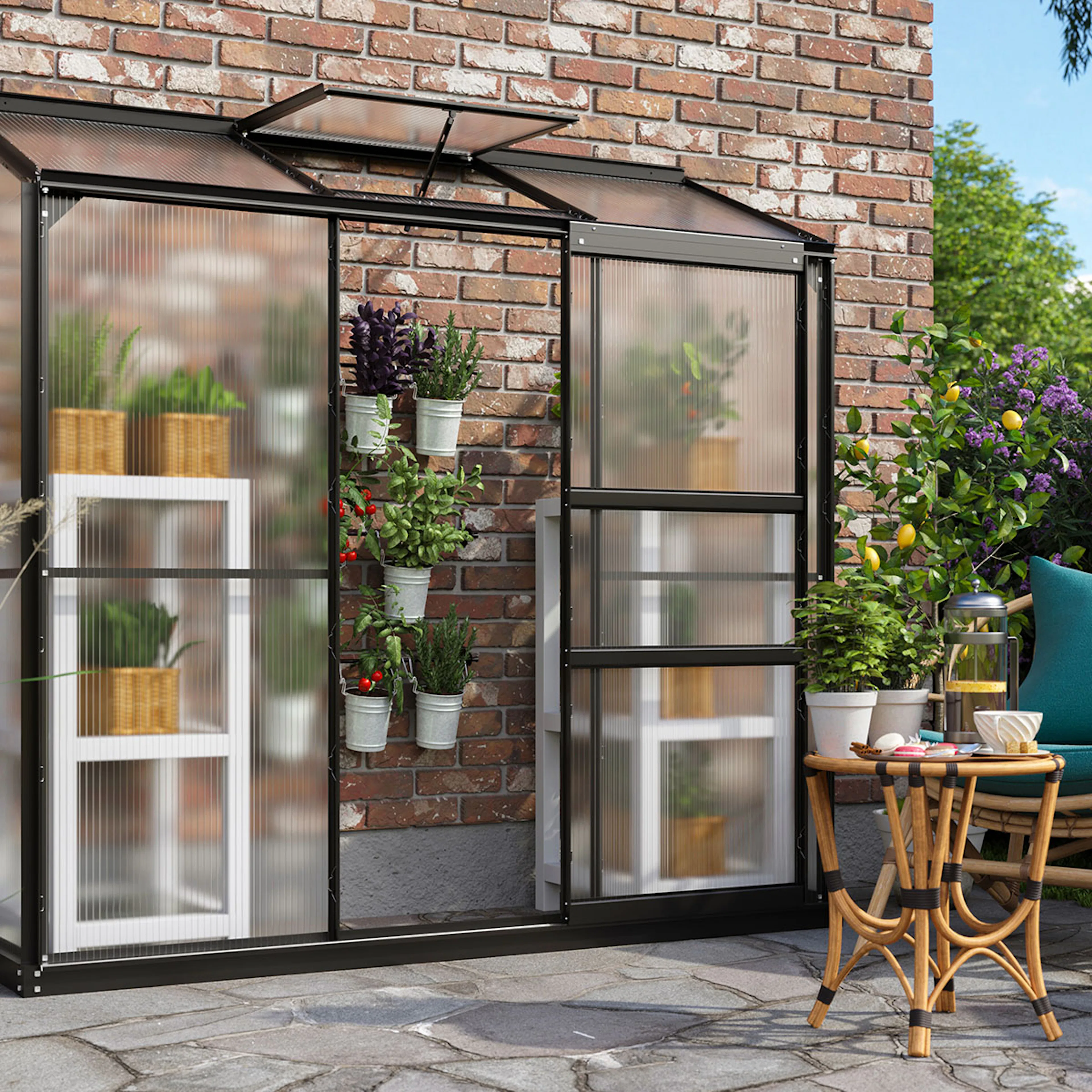 VITAVIA IDA 1300 SORT 4MM POLY Svart