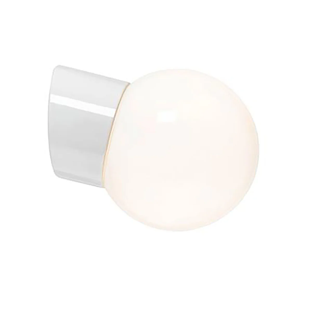 ARM GLOB150 BLANK VIT SNE IP54 Vit, 150 mm