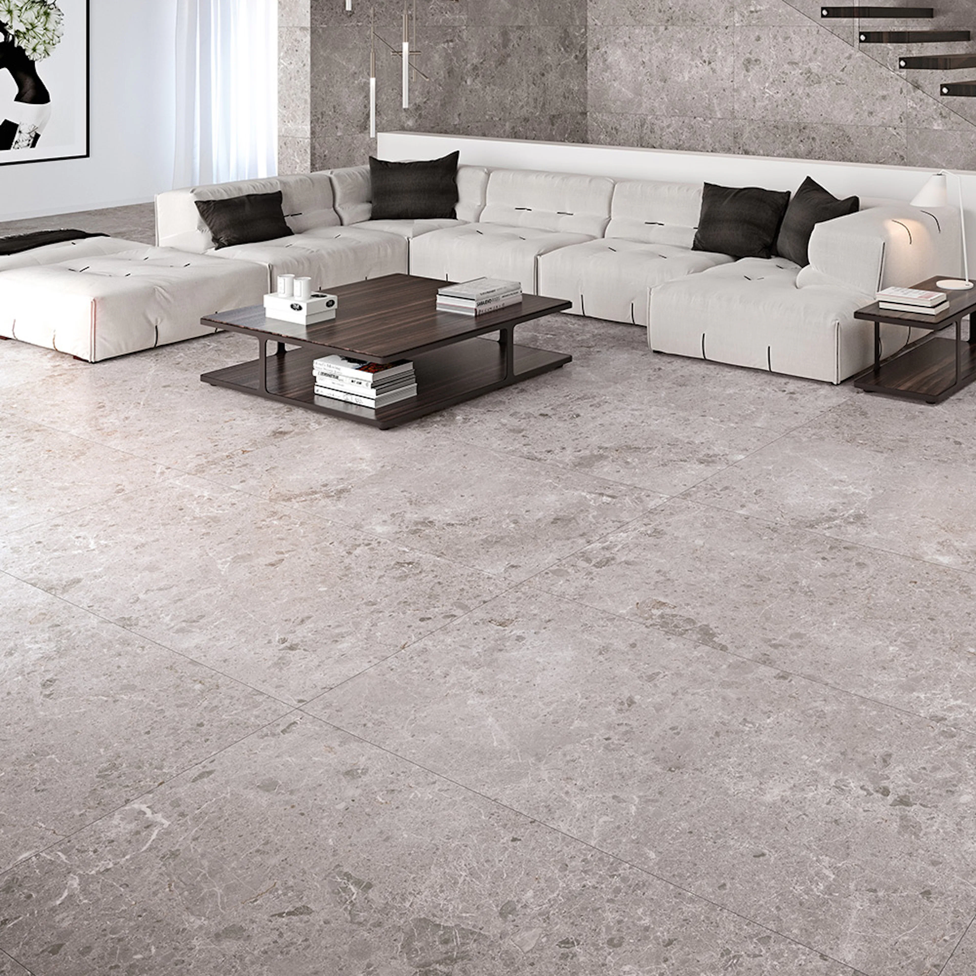 Klinker Tenfors Artic Gris Marmor Matt 60x120 cm
