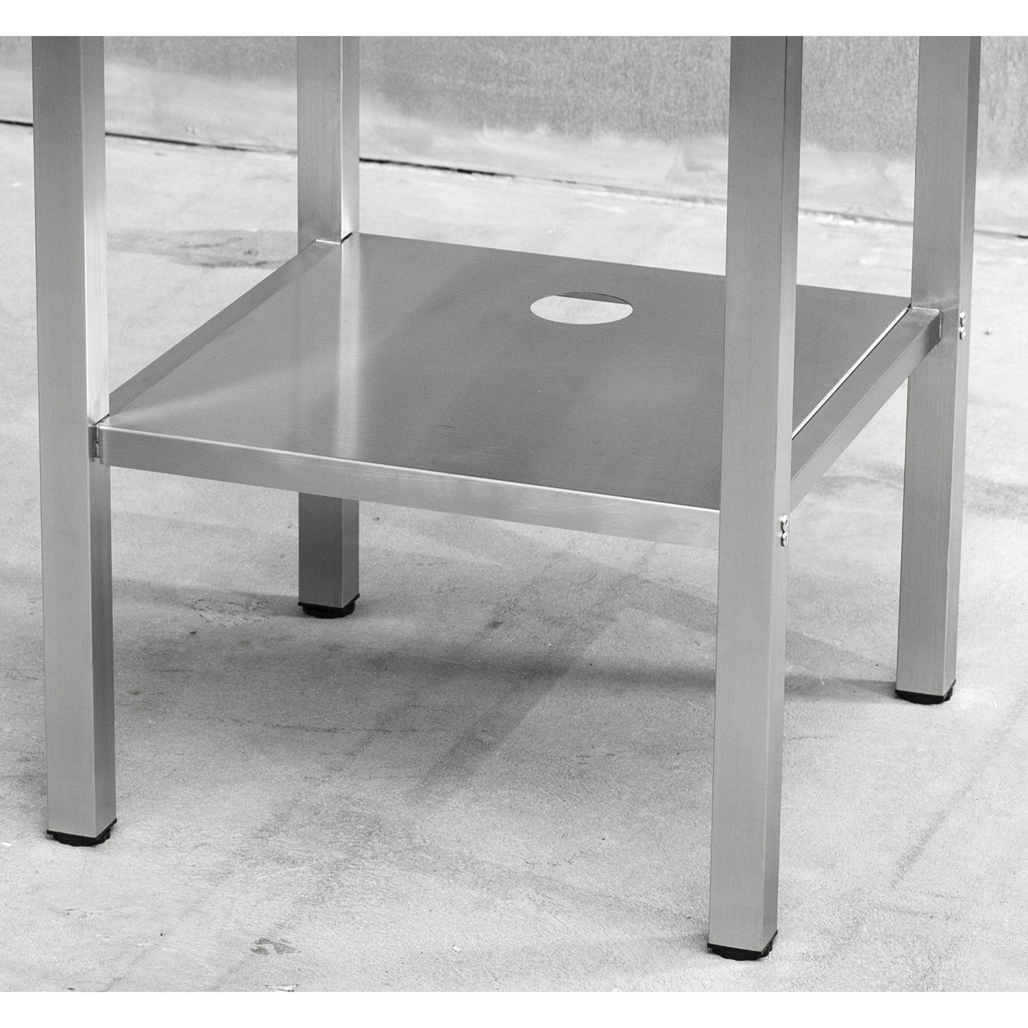 Underhylla Vilan Stainless Rostfri Underhylla med hål