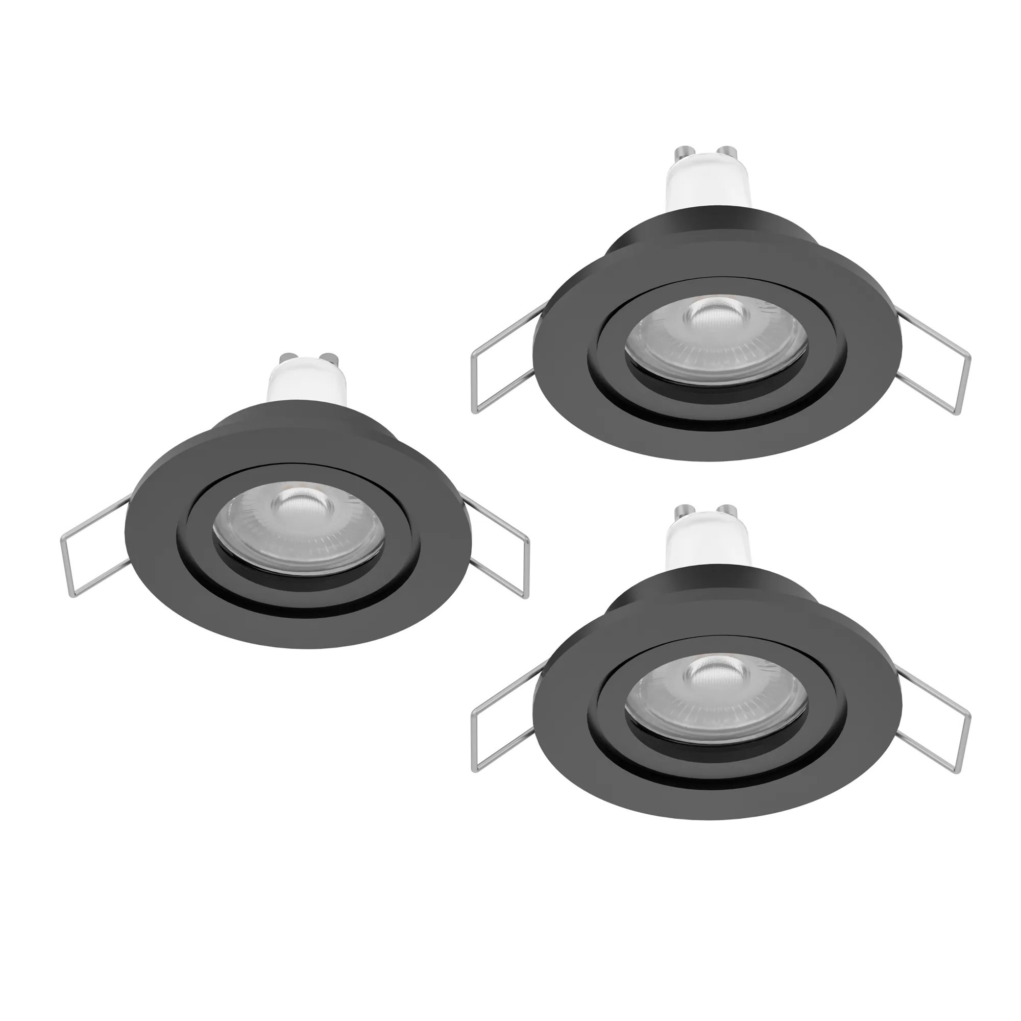 Infälld Lampa Eglo Barranco IP44 30 mm 3000K Set om 3
