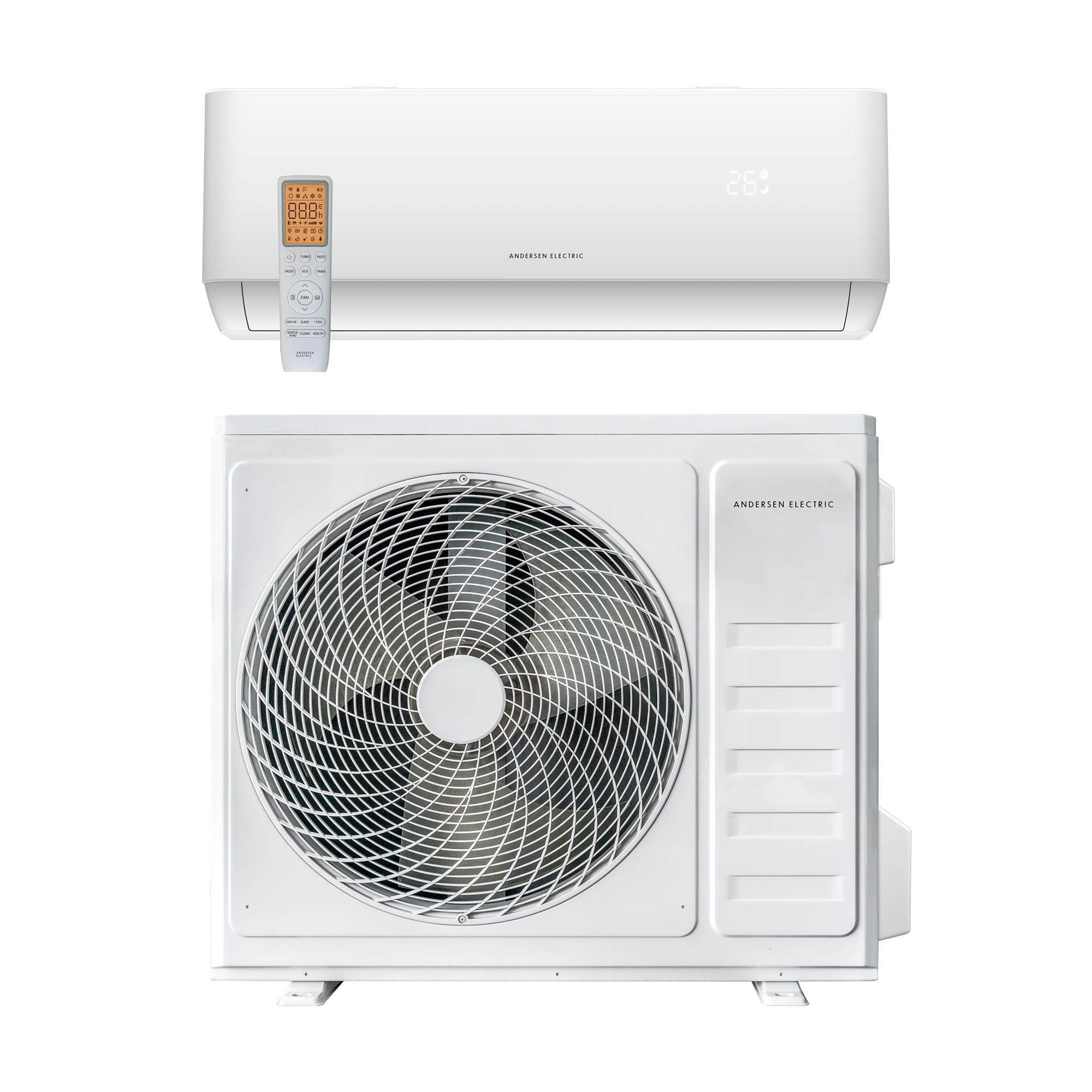 Luftvärmepump Andersen Electric Matpro 18 6,7kW Värme A++ SCOP 4,6 AC-funktion