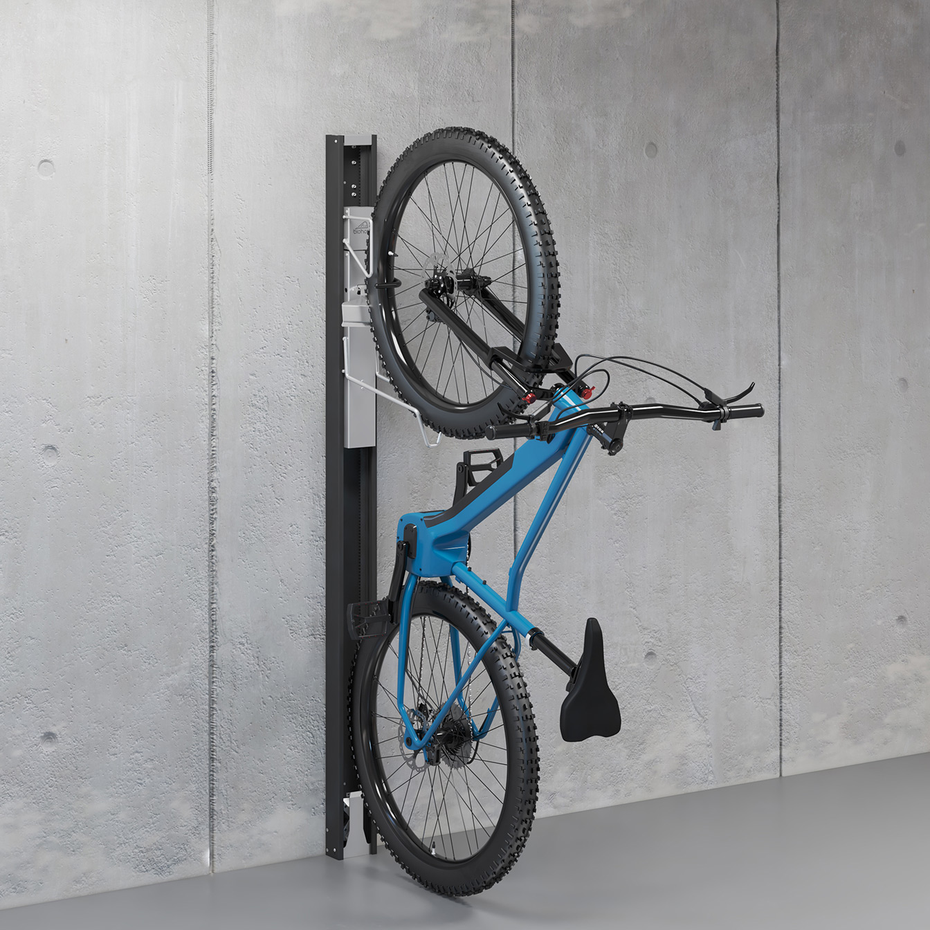 Cykelhållare BikeLift för Väggmontering Standard Mörkgrå