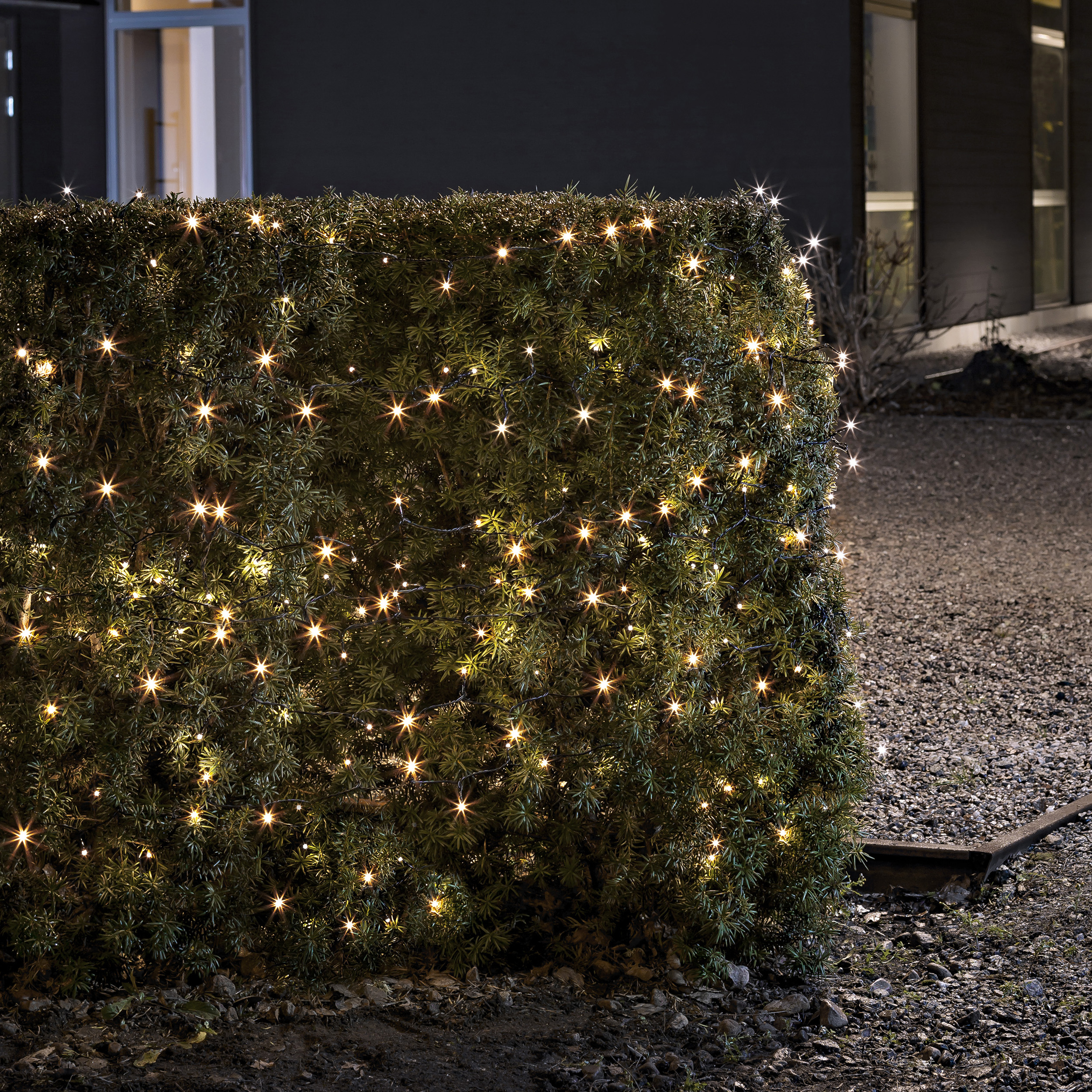 Ljusslinga Gnosjö Konstsmide Amber LED Svart kabel