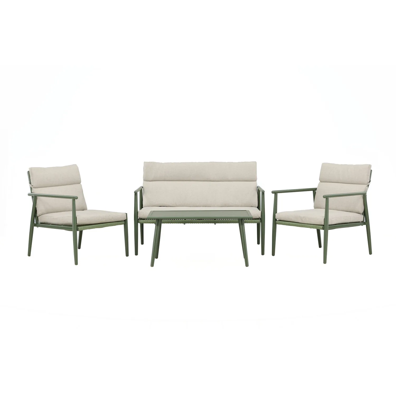 Mazzaro Sofa Set - Green / Beige Grön