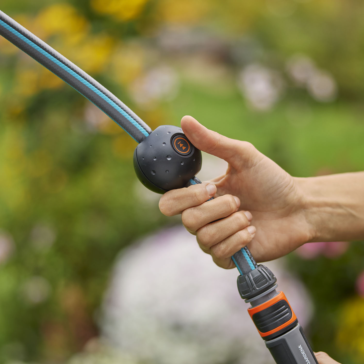 Slangbox Gardena Batteridriven PowerRoll XXL 40 m Med Batteri & Laddare