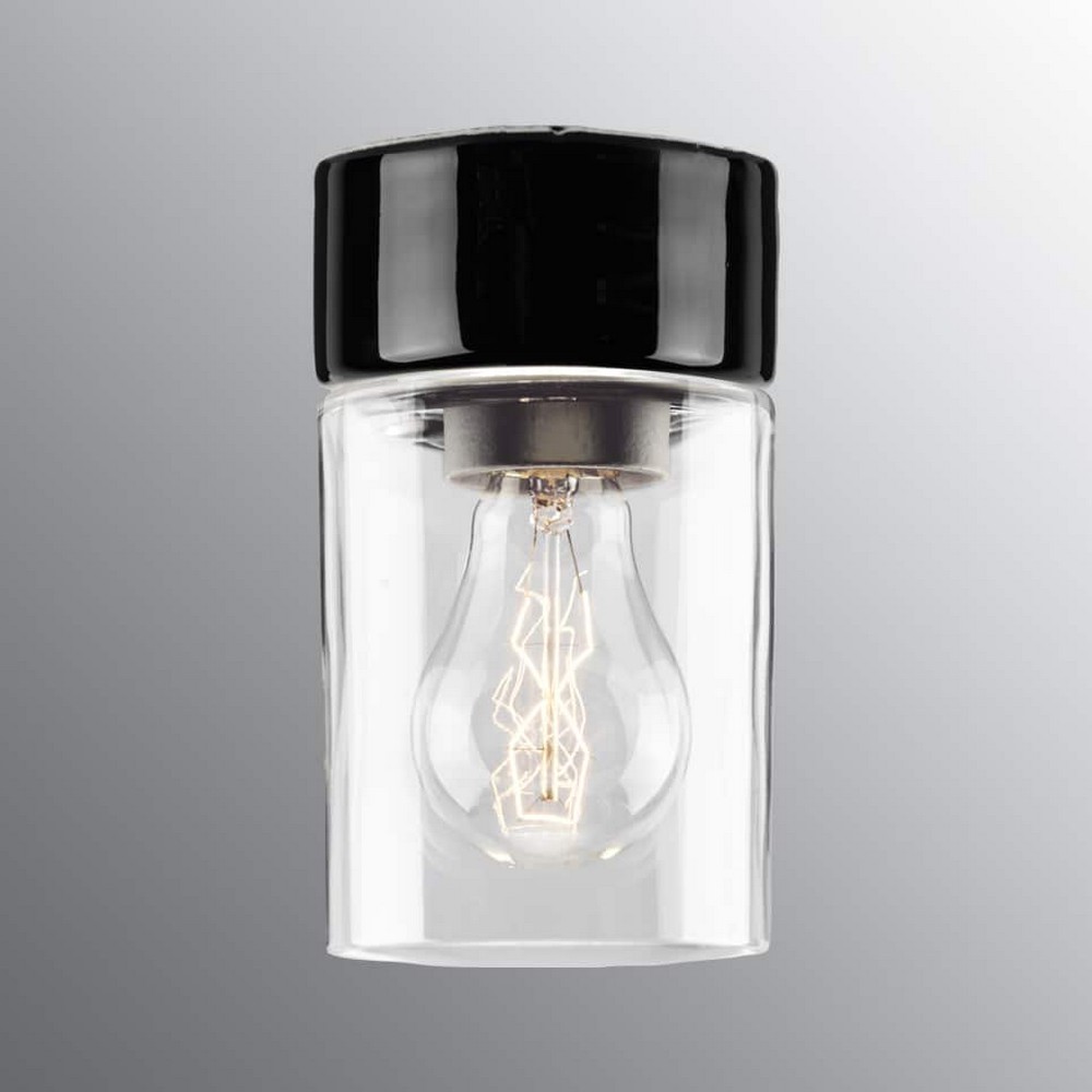 Vägg-/Taklampa Ifö Electric Opus 100 Klar IP44 Rak E27
