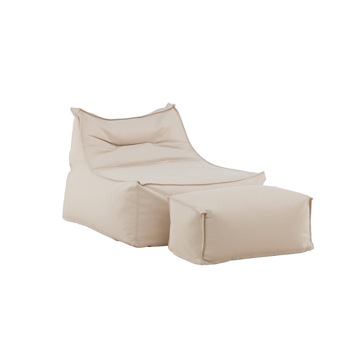 Redang Relaxbag with Ottoman   -  Beige Beige