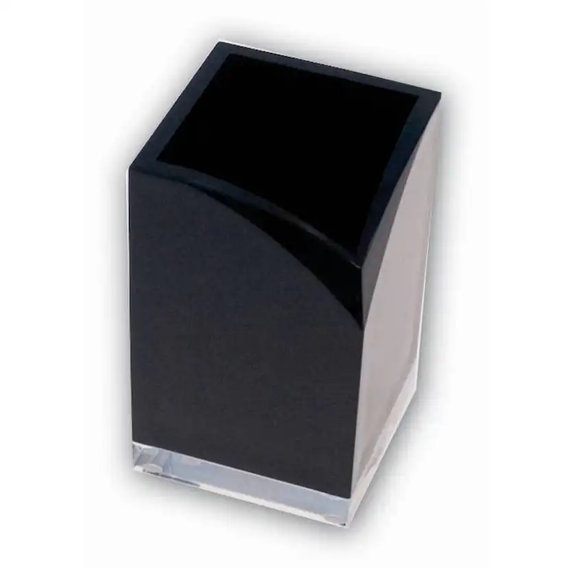Pennhållare KEBA V-form Svart/Transparent