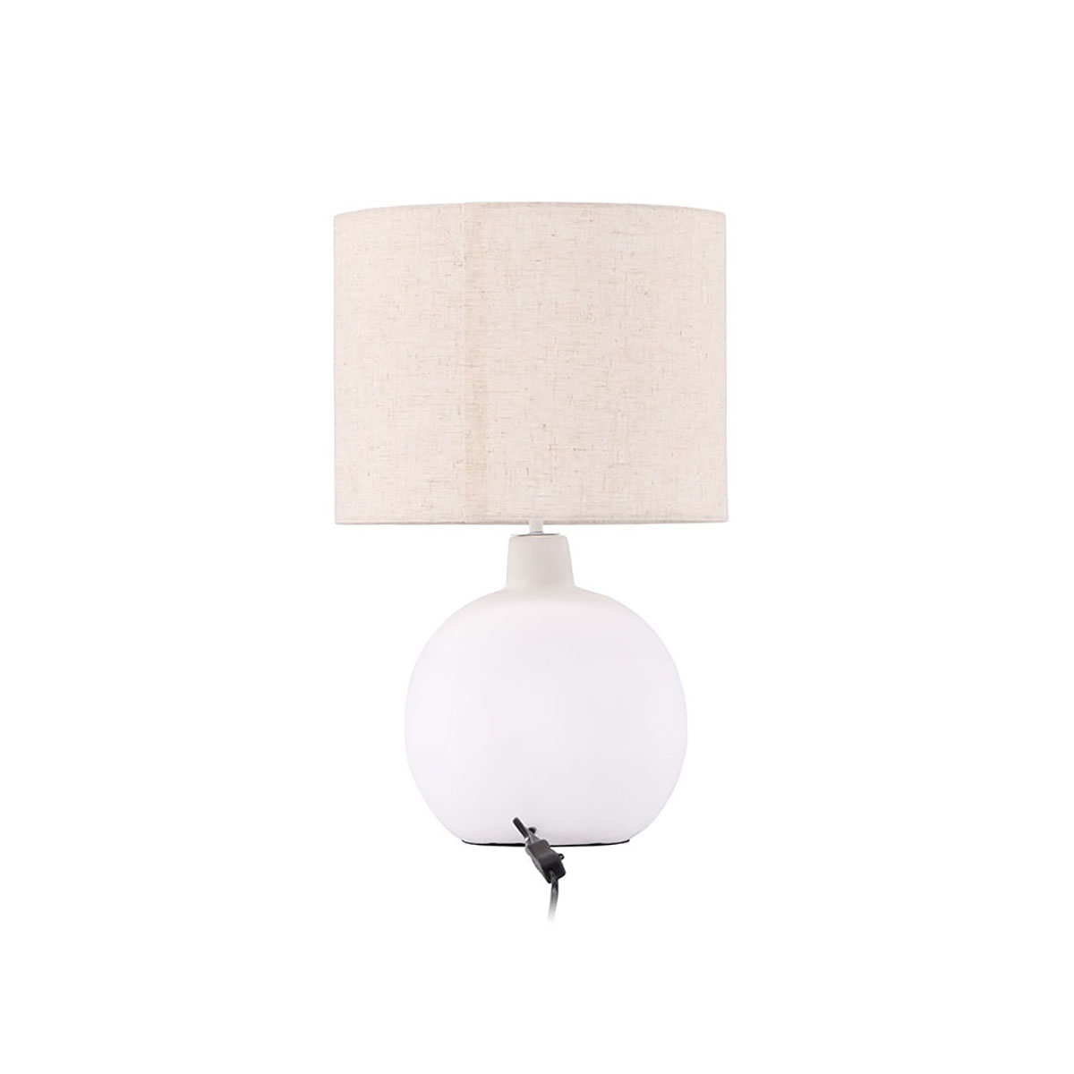 Torcello Table Lamp - Offwhite / Beige Ceramic/linen Beige/Vit