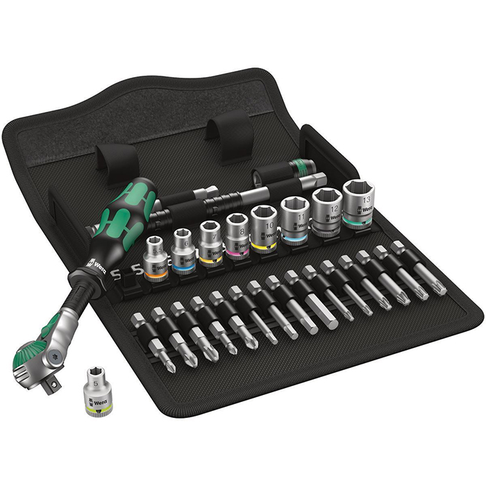 Hylsnyckelsats Wera 8100 Sa 6 Zyklop 1/4tum 28Del