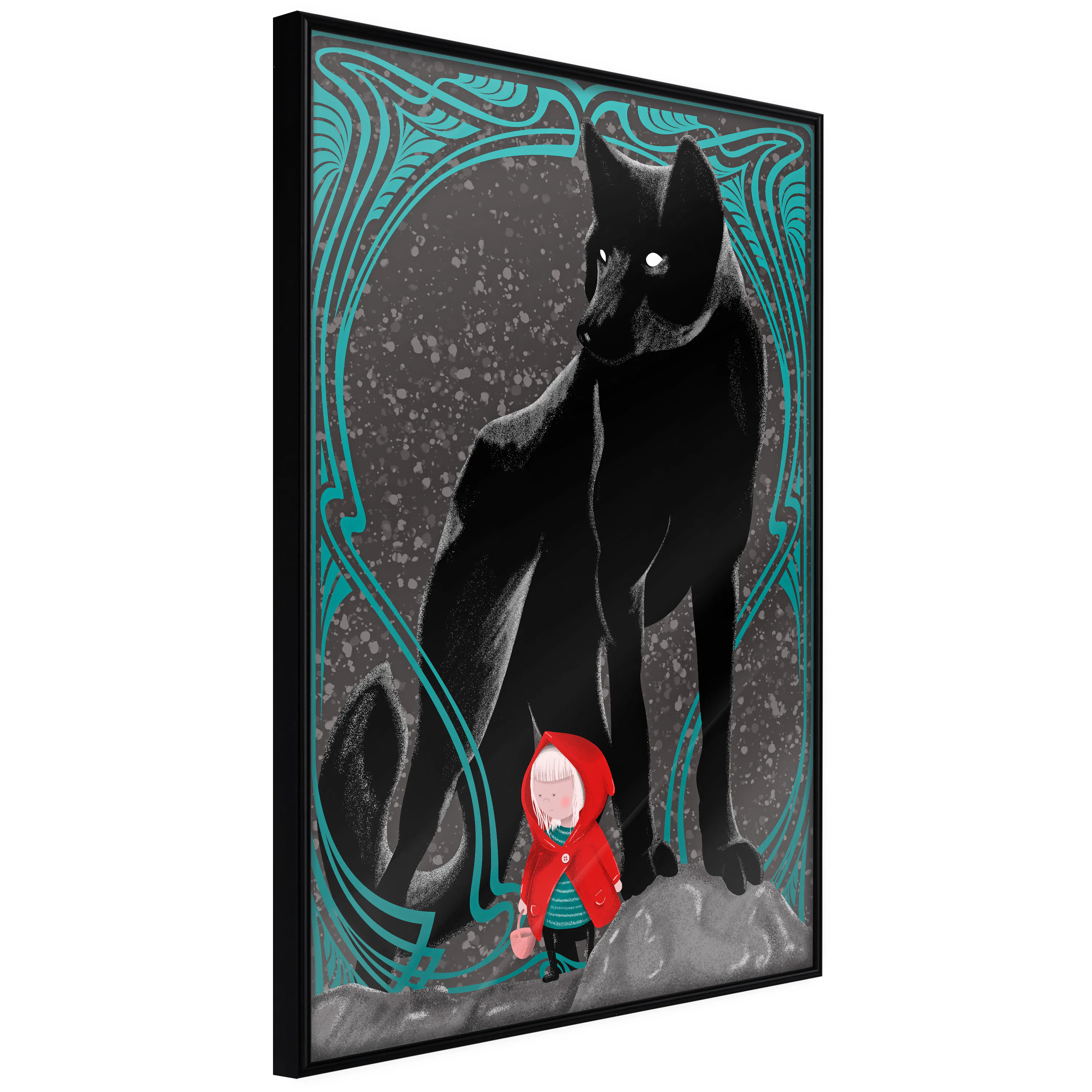 Poster Artgeist Affisch Red Riding Hood