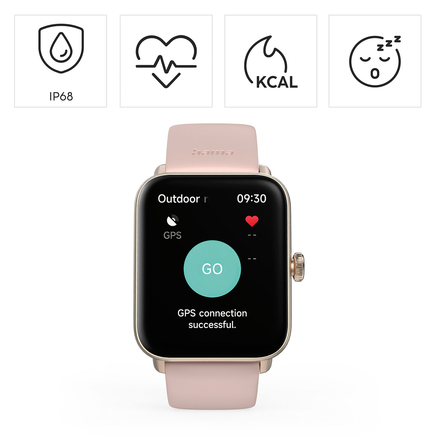 Smart Watch Hama 6010 Svart