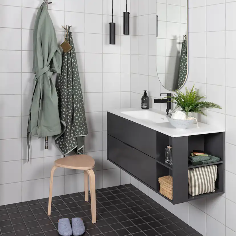 Klinker Arredo Arc Svart 10x10 cm