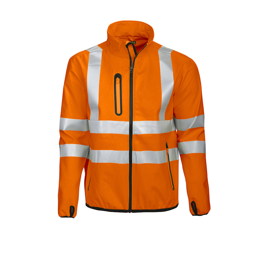 6412 Soft shell jacka HV orange S Storlek: S Orange