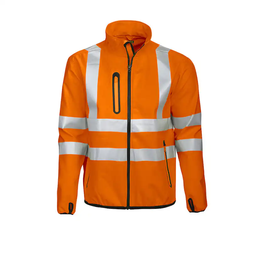 6412 Soft shell jacka HV orange S Storlek: S Orange