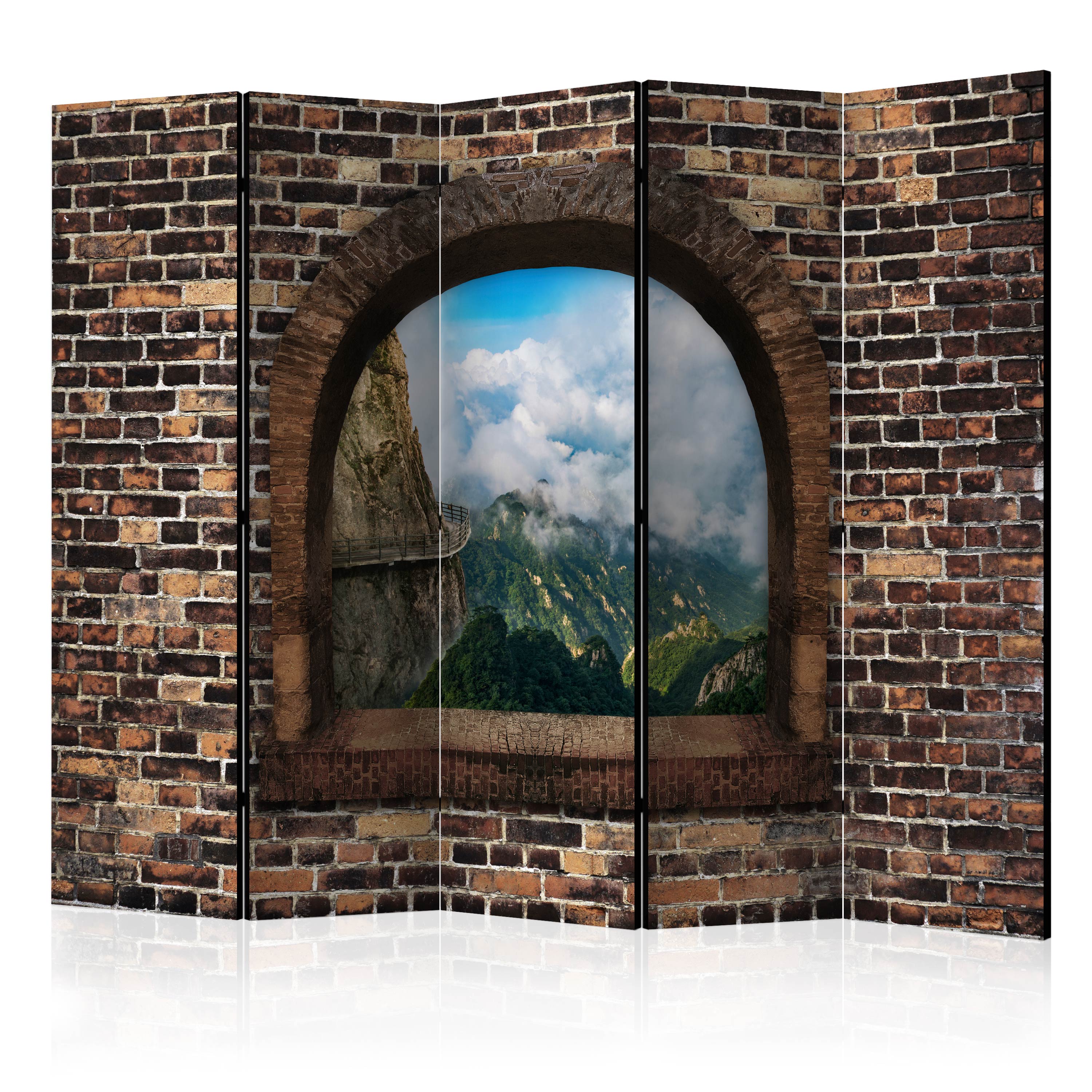 Rumsavdelare Skärmvägg Arkiio Stony Window Mountains II 225x172 cm