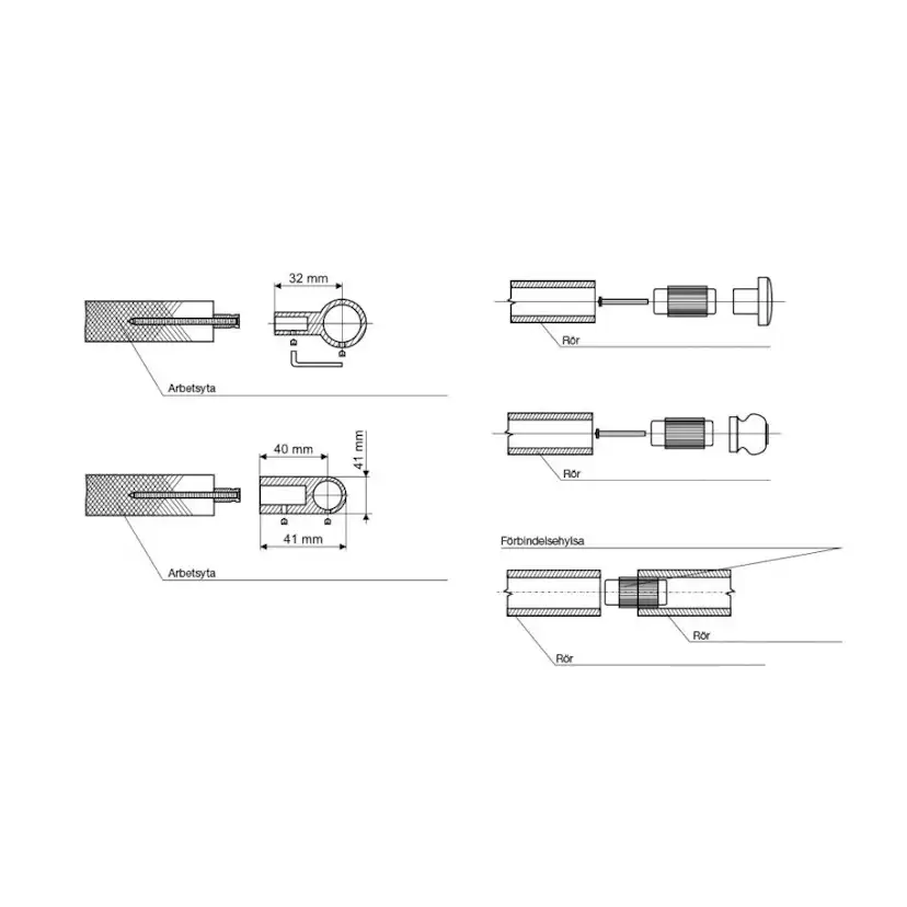 Köksreling Beslag Design Kitchen System Modern