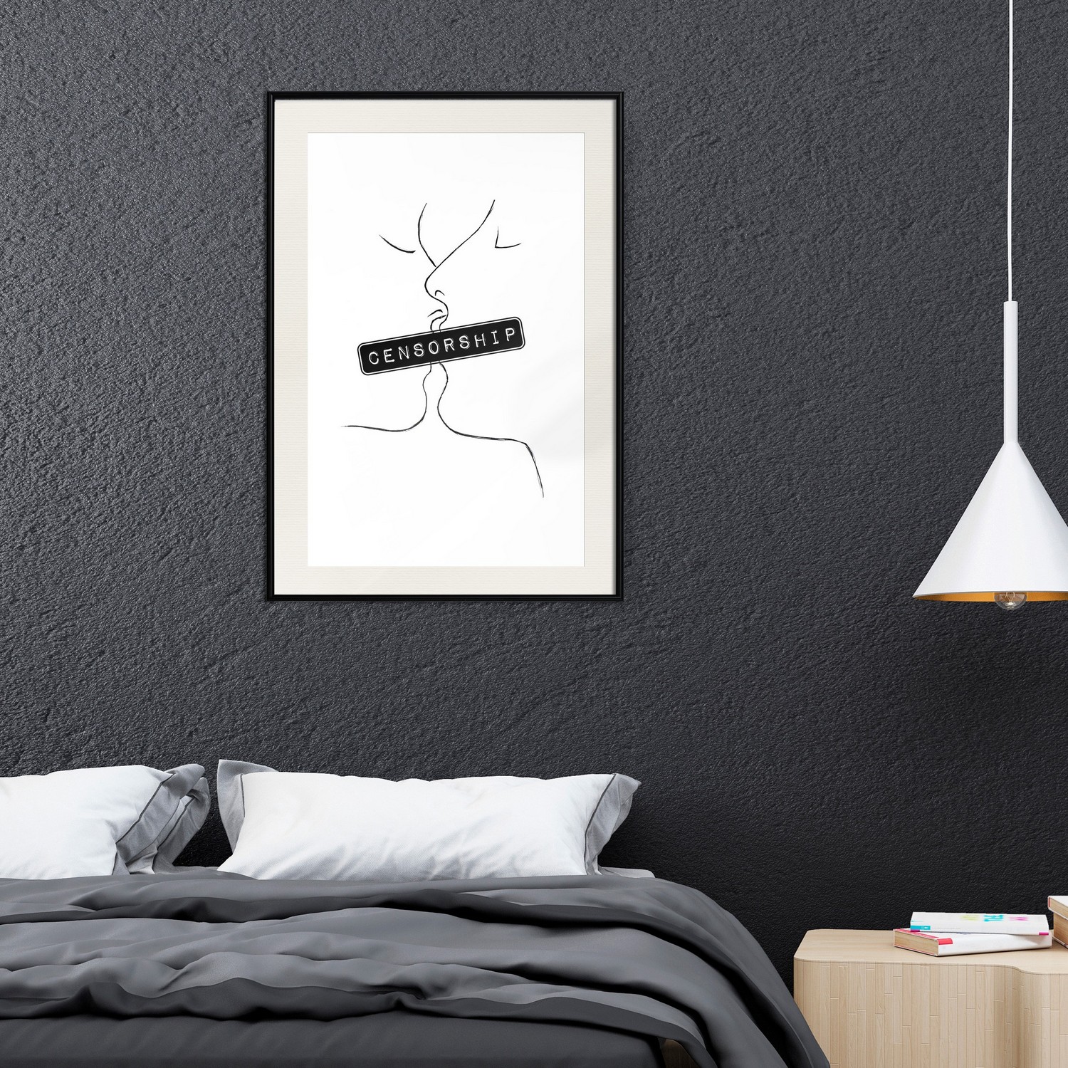 Poster Artgeist Affisch Censorship